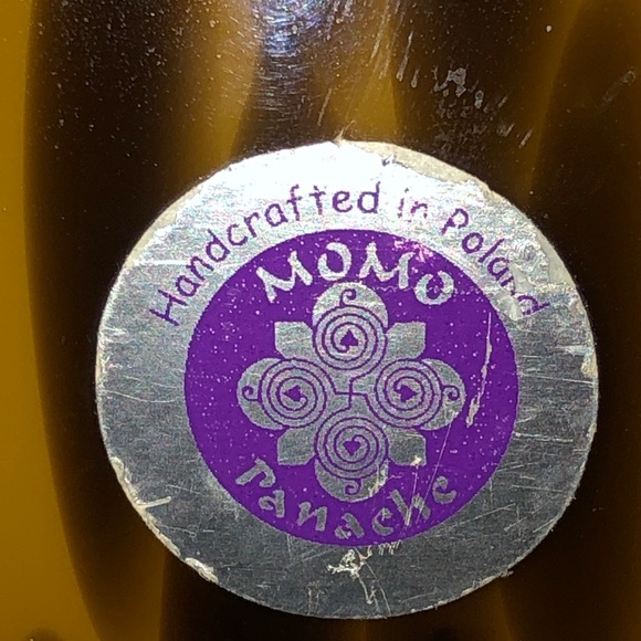 Momo Panache Glass Vase Brown Poland Large 12” - Picture 6 of 7